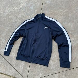 Vintage Y2K Nike Navy Blue Track Jacket